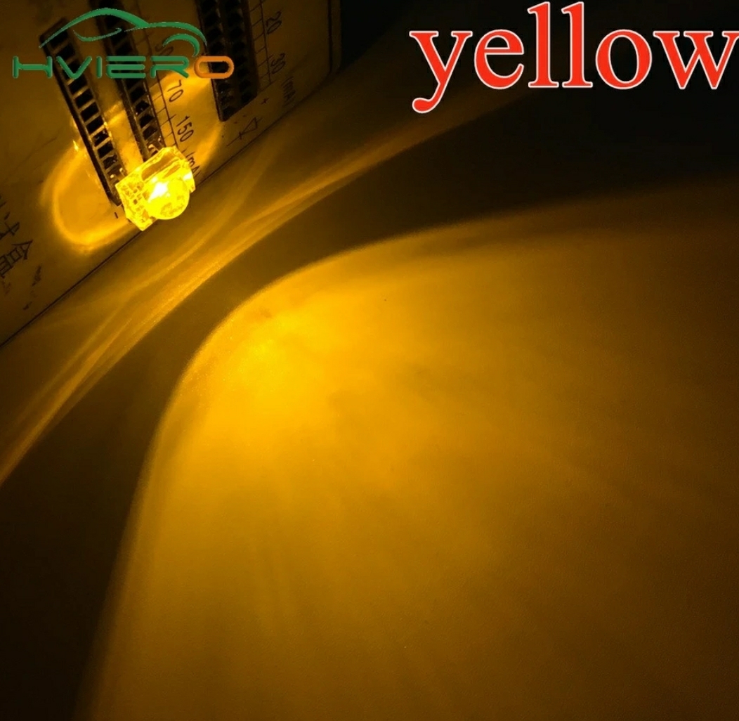 flux led アンバー　黄色　100個　フラックスLED_画像1
