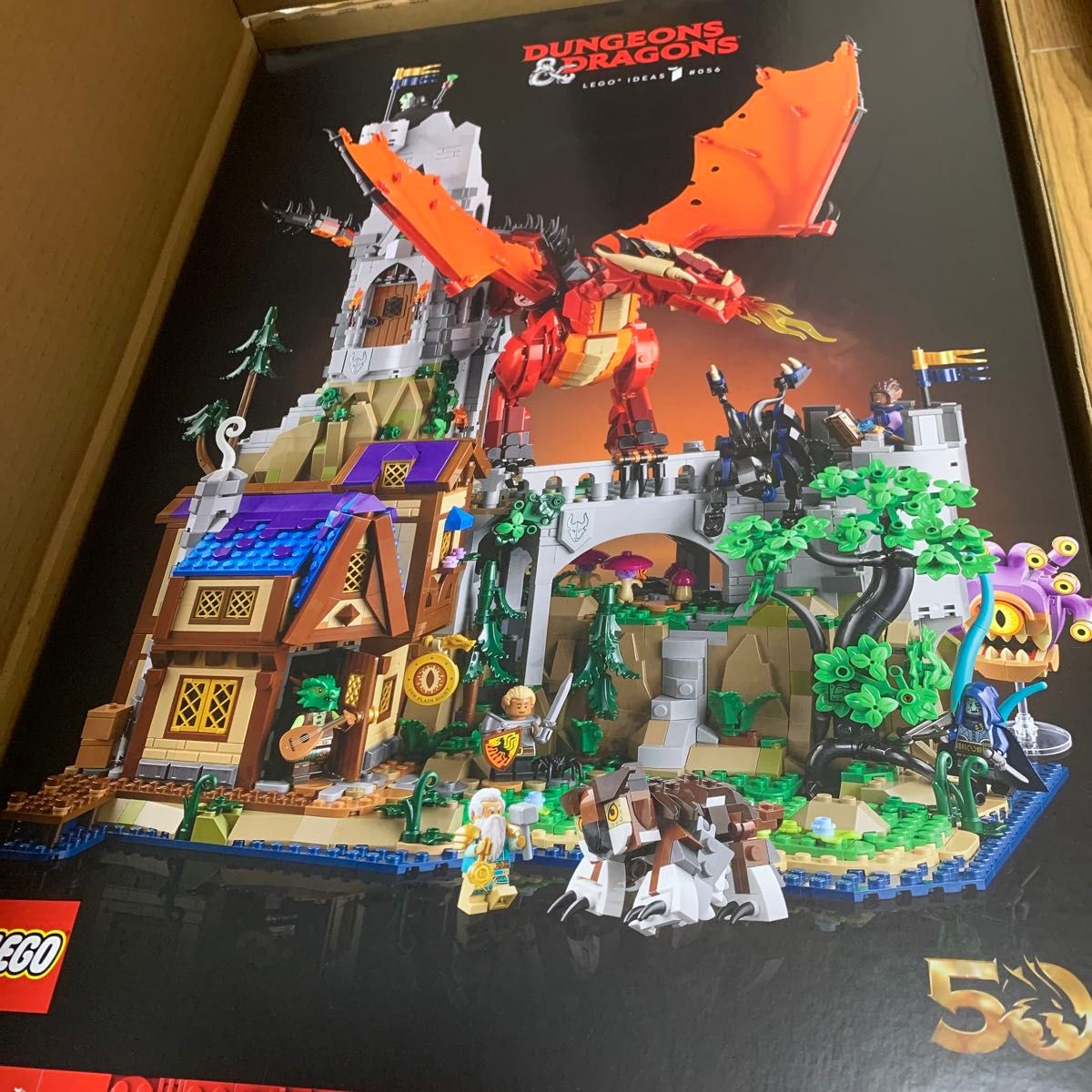 新品　レゴ(LEGO) ダンジョンズ＆ドラゴンズ レッド・ドラゴンの伝説 21348