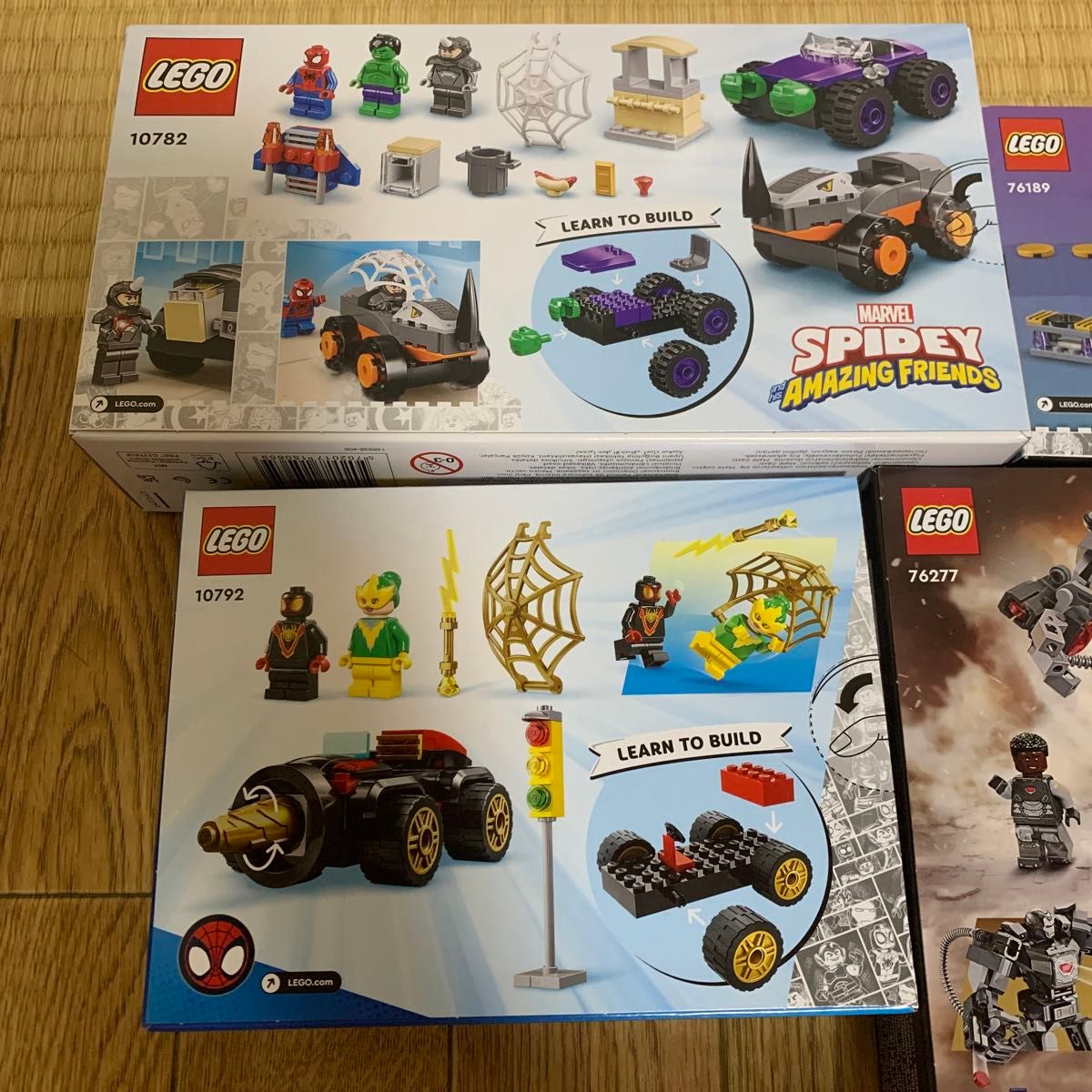 新品　レゴ LEGO マーベル　スーパーヒーロー　10782、10792、76277、76198 4点セット