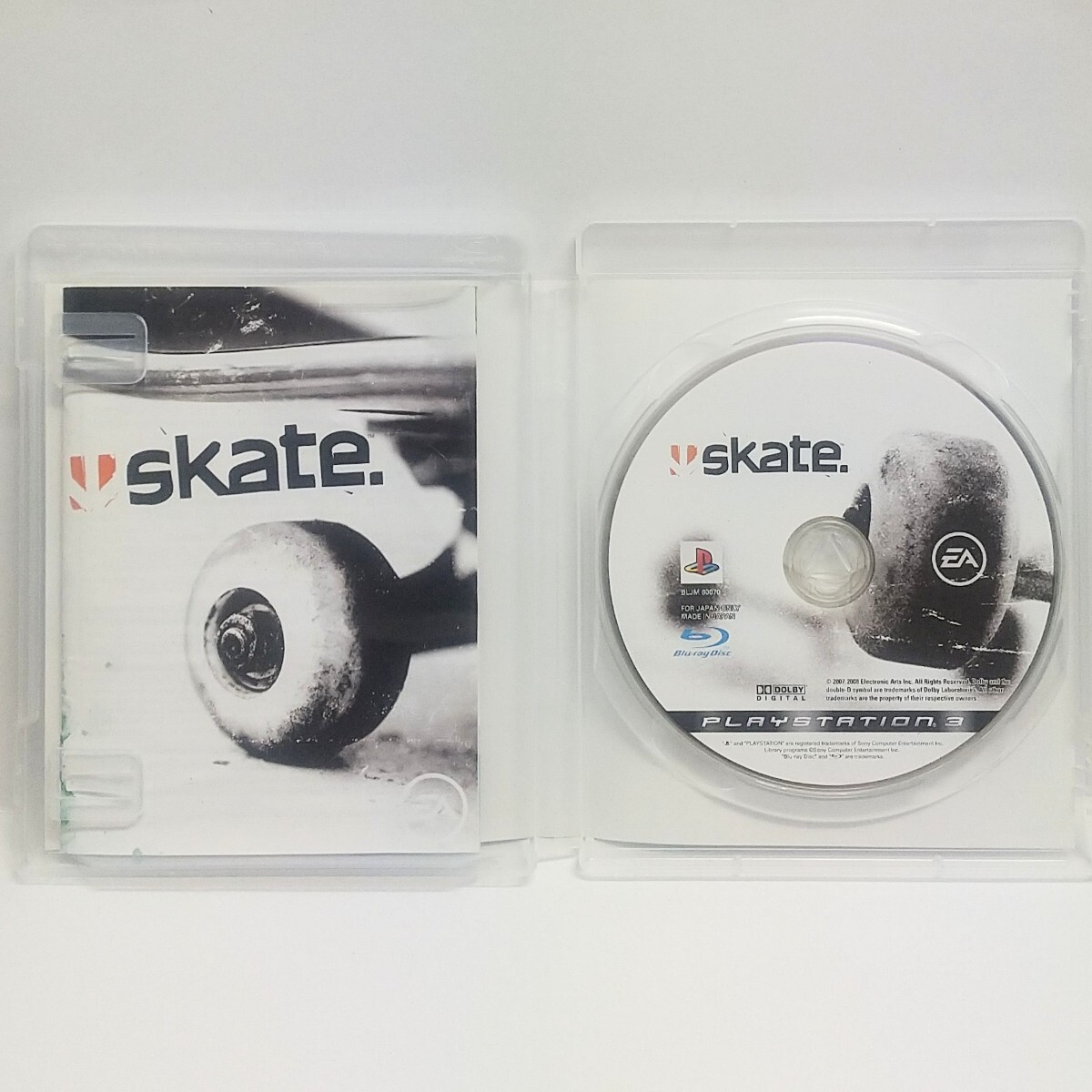 PS3　スケート skate.　　[送料185円～ 計2本まで単一送料同梱可(匿名配送有)]_解説書あります。