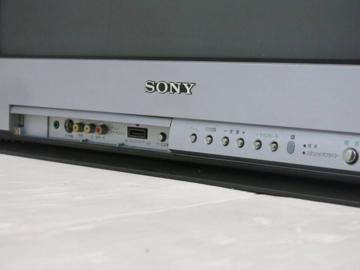 ■SONY ソニー Trinitron トリニトロン 25インチ ブラウン管テレビ KV-25DA1■3N62_画像2