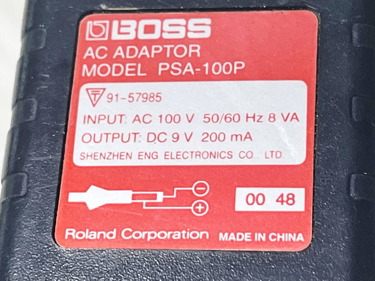 即決 BOSS PSA-100P ACアダプター DC9V 200mA_画像2