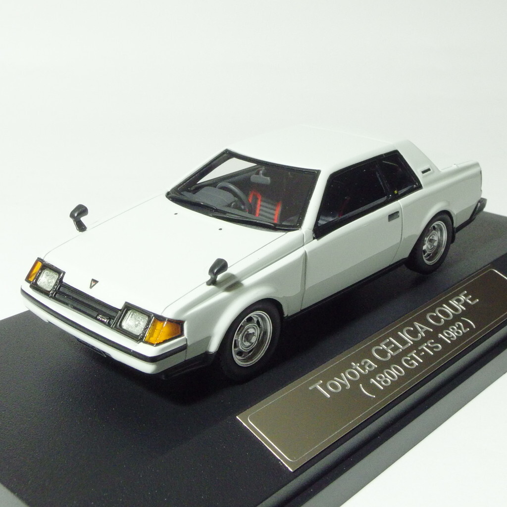 ★ Hi-Story 1/43 日産 トヨタ セリカ クーペ GT-TS (TA64) ホワイト ★
