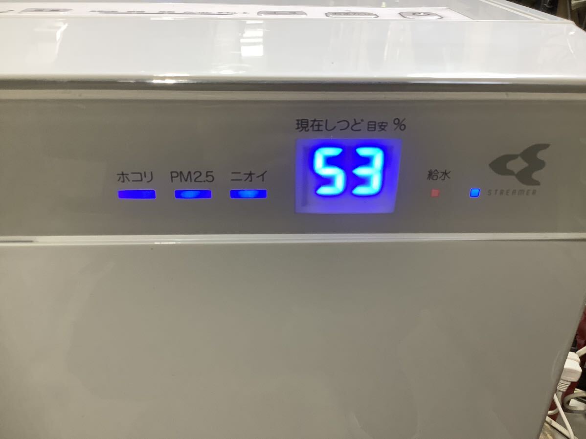 DAIKIN ダイキン MCK70UJ-W 2018年製 加湿ストリーマ空気清浄機 ホワイト 現状品 YA050904の画像3
