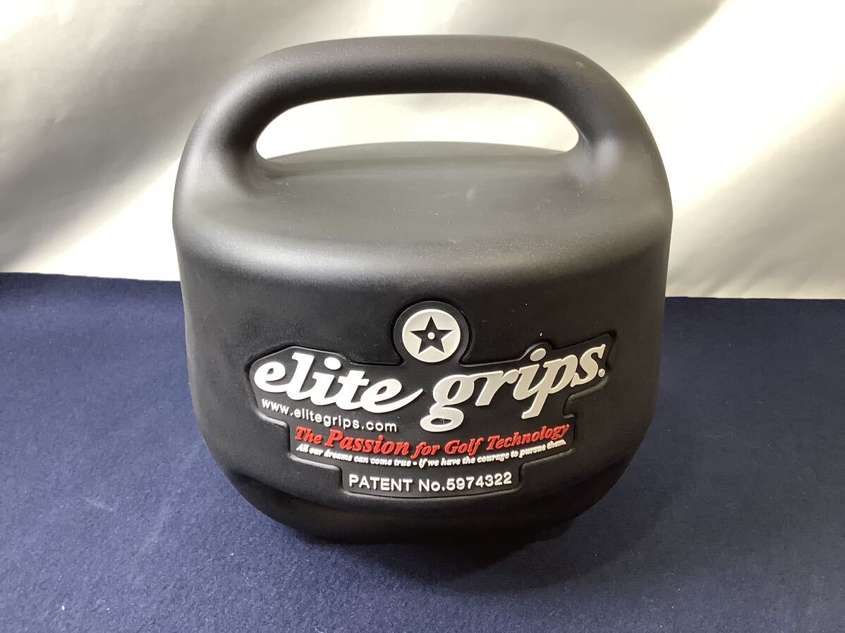 elite grips エリートグリップ　LEXIM REBEL BALL レベルボール ゴルフ 体幹トレーニング 3kg ゴルフ用品 専用巾着袋付　現状品　YA051606_画像3