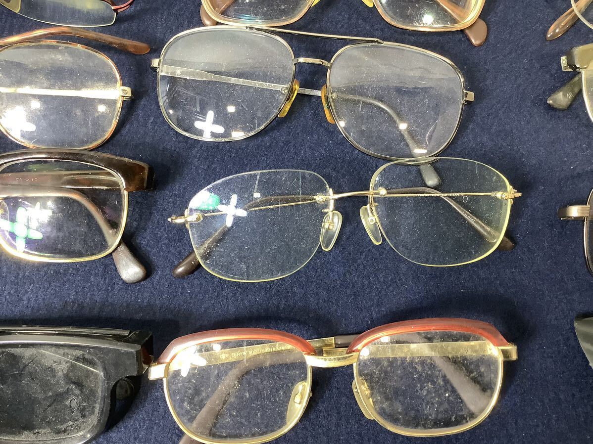  glasses sunglasses summarize large amount 24ps.@ glasses farsighted glasses KIMIJIMA PUMA TED LAPIDUS frame glasses junk MI051706