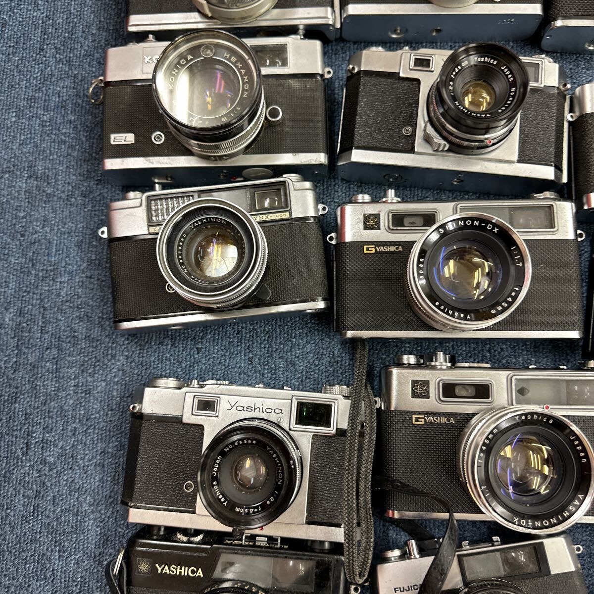 【A1】計25個　レンジファインダー カメラ まとめ売り　Canon YASHICA Konica Minolta Olympus ジャンク品_画像5