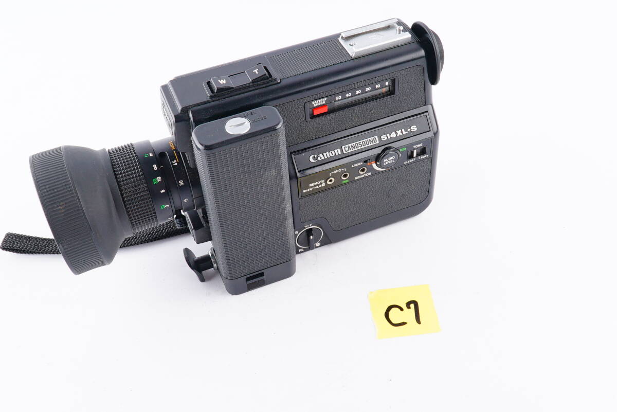 [C7]Canon Canon CANOSOUND 514XL-S 8 millimeter film camera 