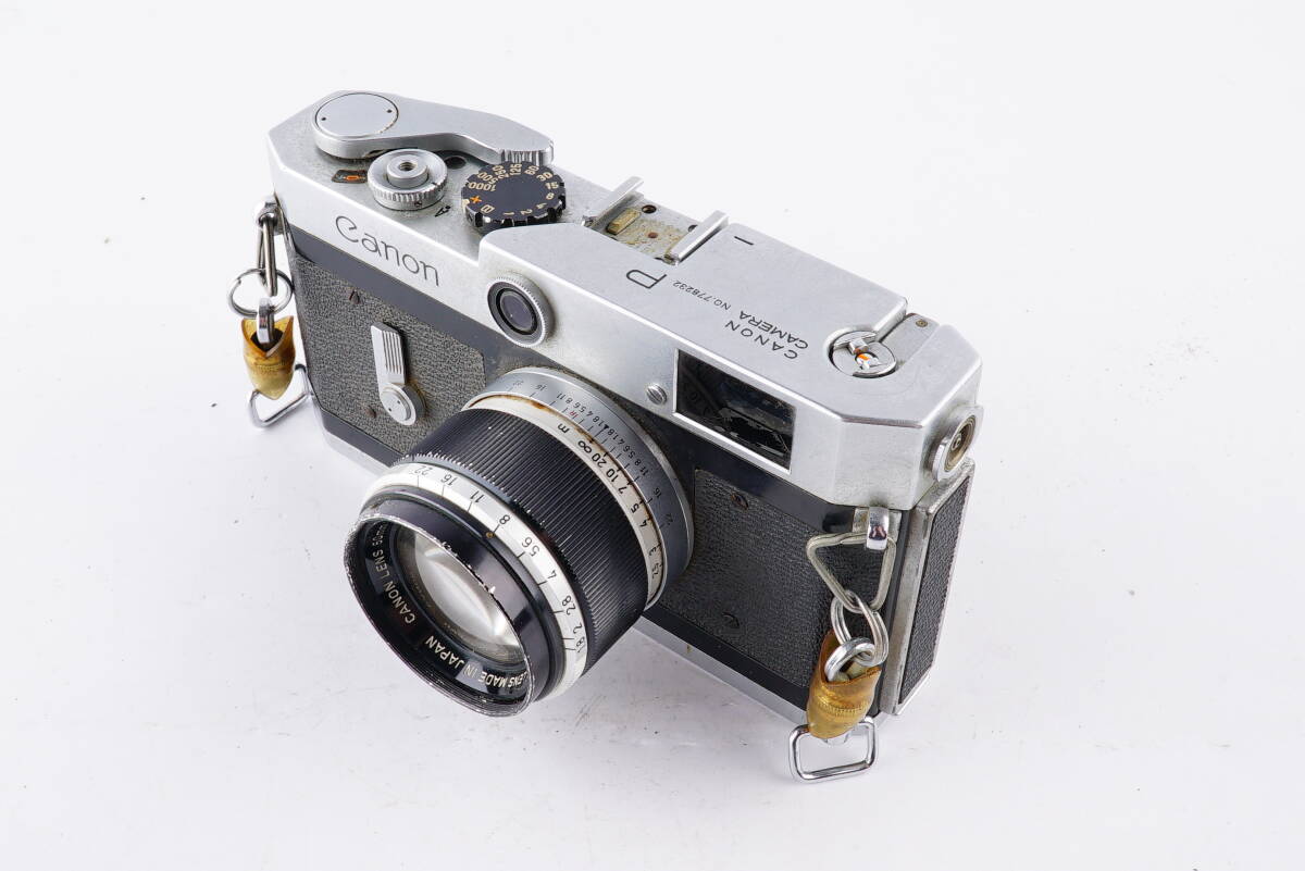 【C29】Canon P キャノン Ｐ Lマウント L39 ポピュレール Populaire 50mm f1.8_画像4