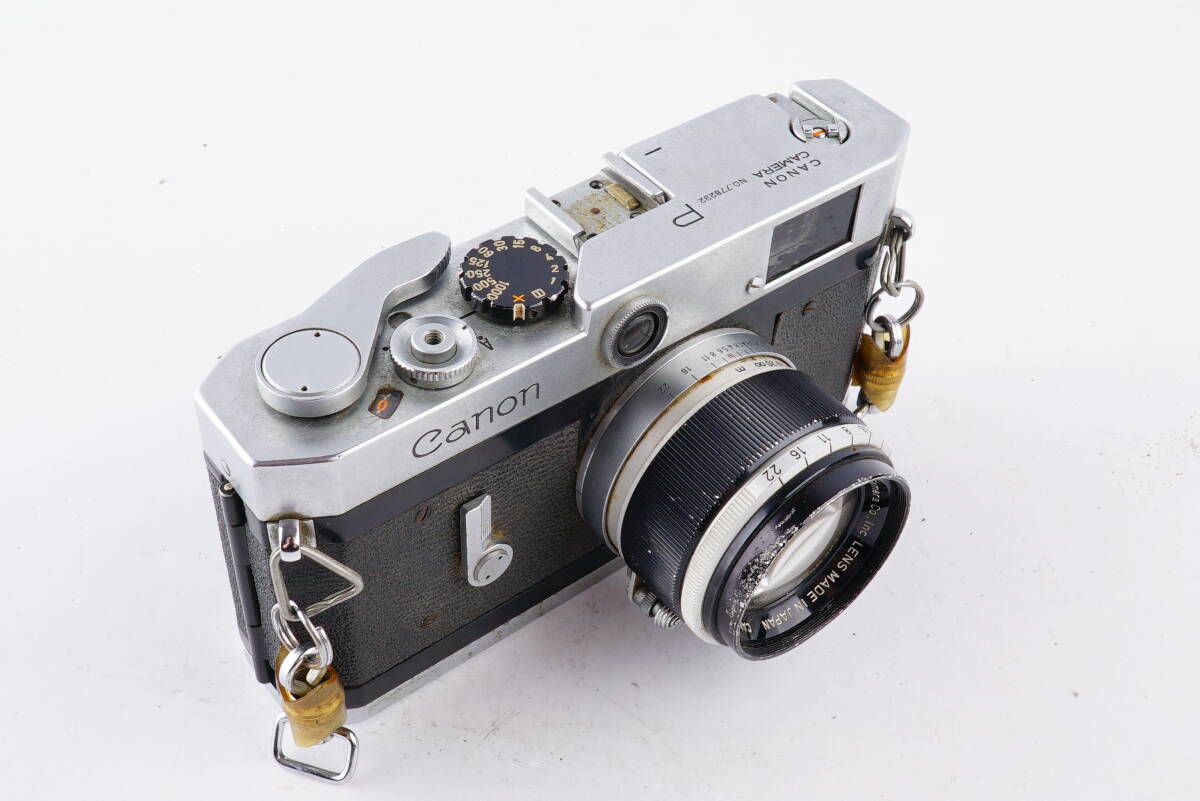 【C29】Canon P キャノン Ｐ Lマウント L39 ポピュレール Populaire 50mm f1.8_画像3