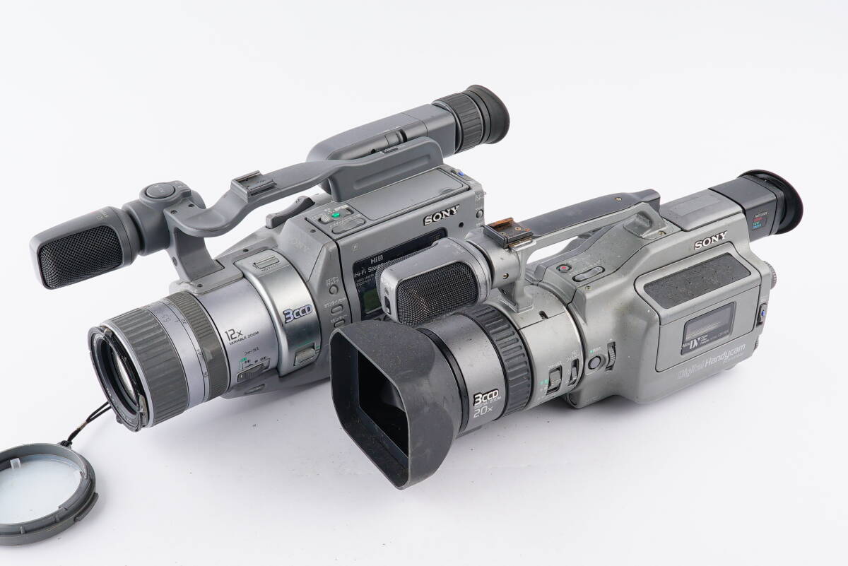 (C49) SONY VX-1000 SONY VIDEO Hi-8 レトロビデオカメラ ニ個セットの画像1