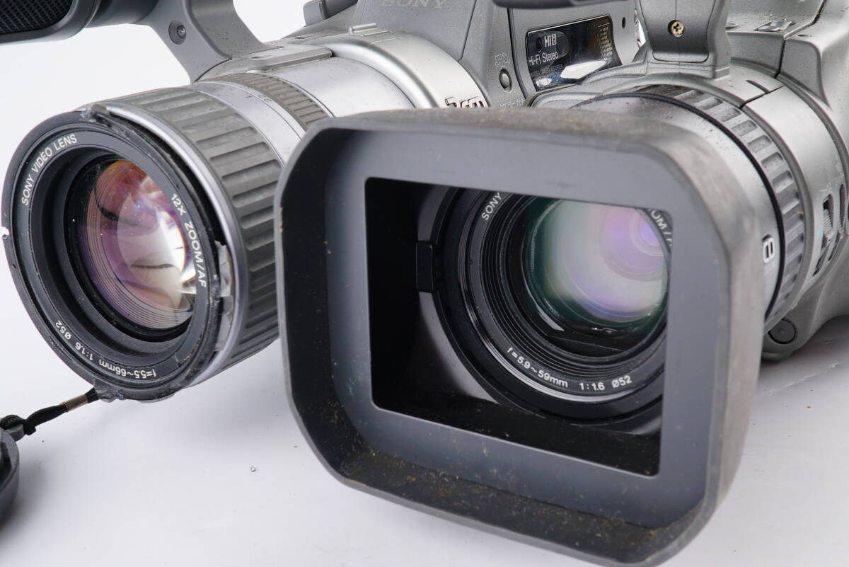 (C49) SONY VX-1000 SONY VIDEO Hi-8 レトロビデオカメラ ニ個セットの画像4