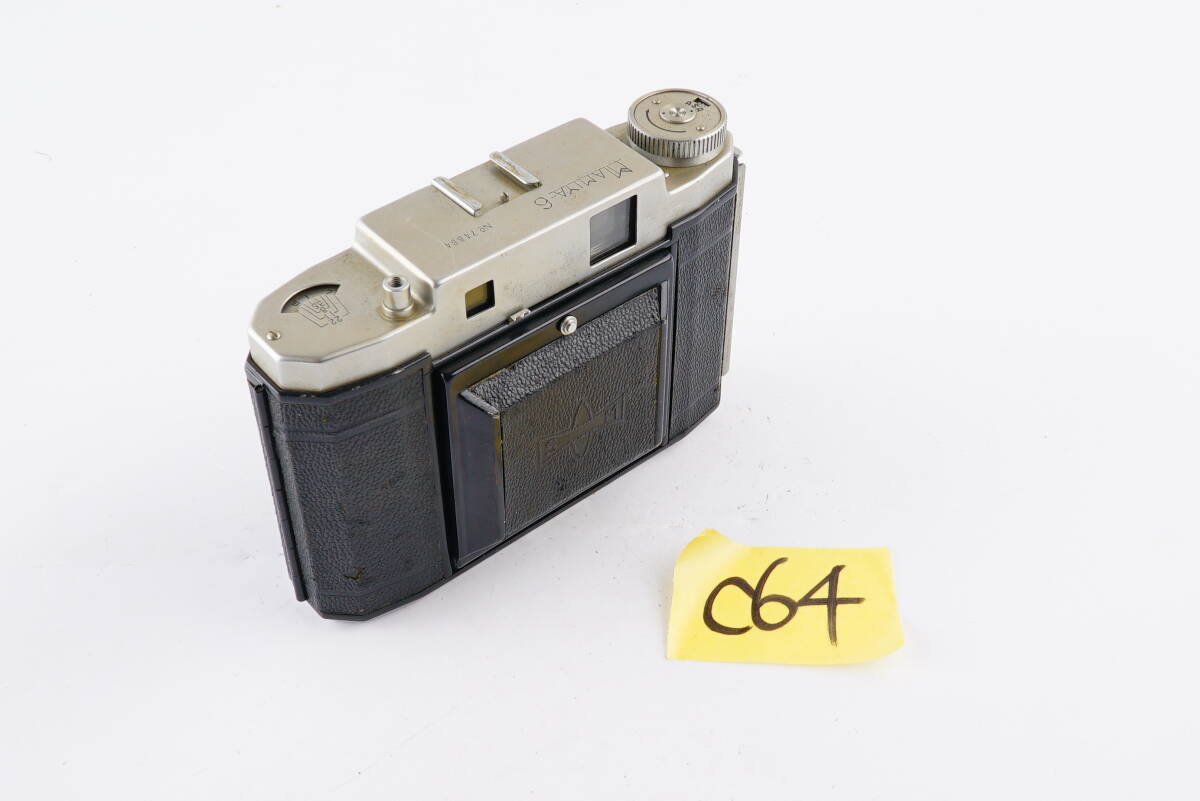 (C64) MAMIYA-6 Olympus D.Zuiko F.C. 1:3.5 f=7.5cm マミヤ 蛇腹 フィルムカメラ レトロカメラ 現状品の画像10