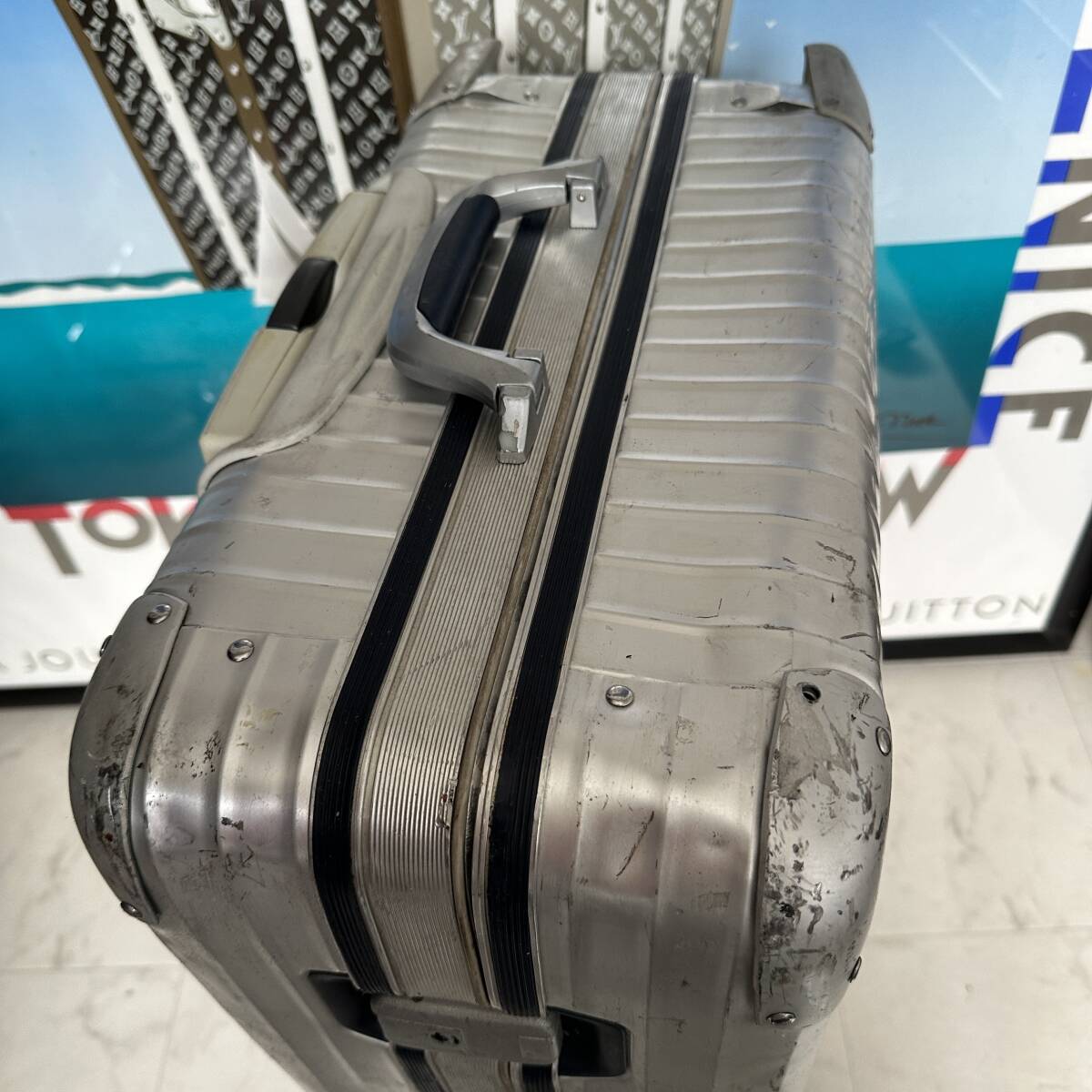 【即決/即納】RIMOWA リモワ TOPAS トパーズ SILVER INTEGRAL シルバーインテグラル スーツケース 4輪 マルチホイール TSAロック 923.70_画像6