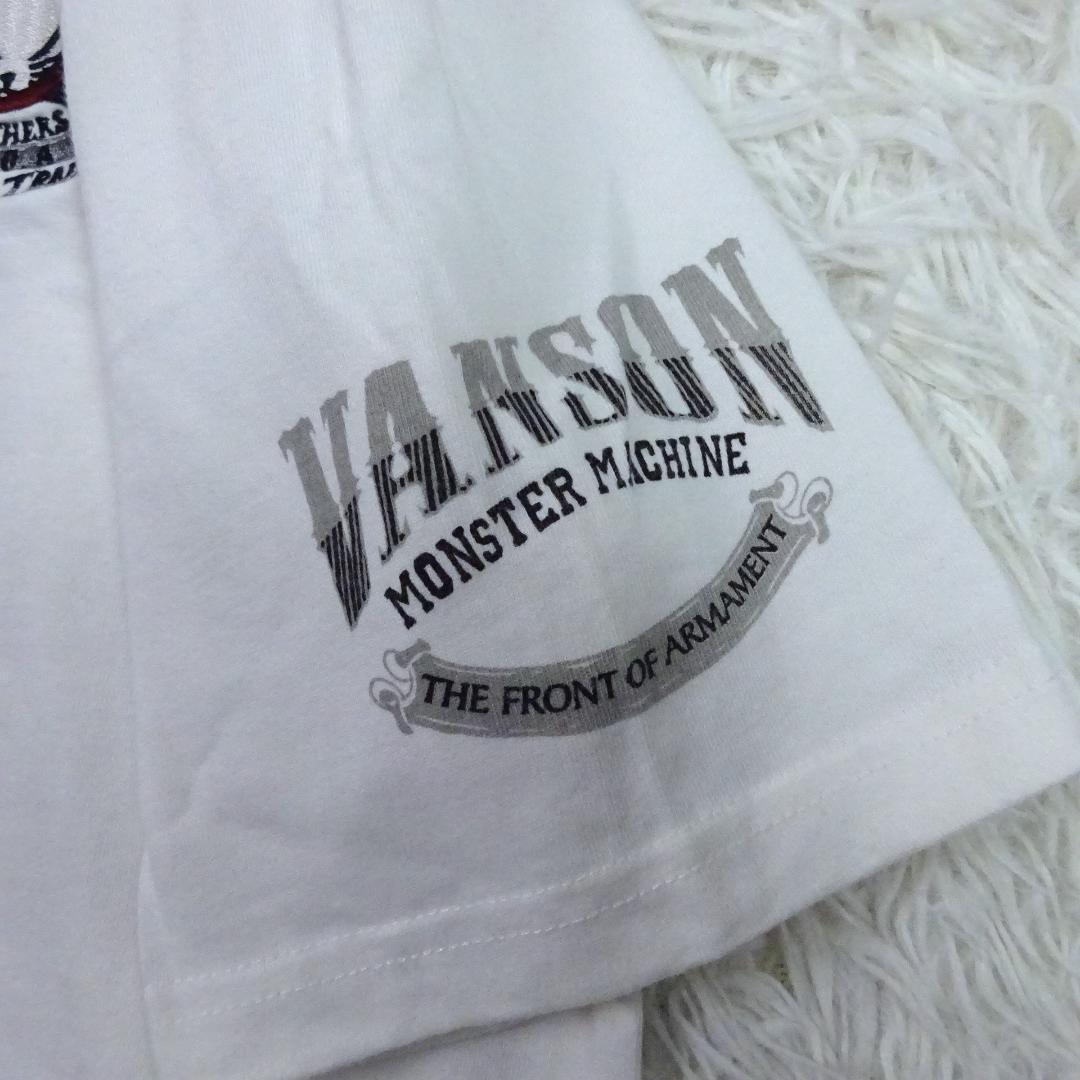 VANSON　バンソン クローズ ワースト 武装戦線 コラボ T.F.O.A　デスラビット ビッグロゴ 刺繍ロゴ　ポロシャツ　XL　大きいサイズ