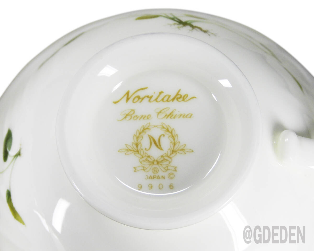 アンティーク Noritake すみれ 菫柄 Violet Dream 9906（廃盤柄） カップ&ソーサー　2客_カップ底面