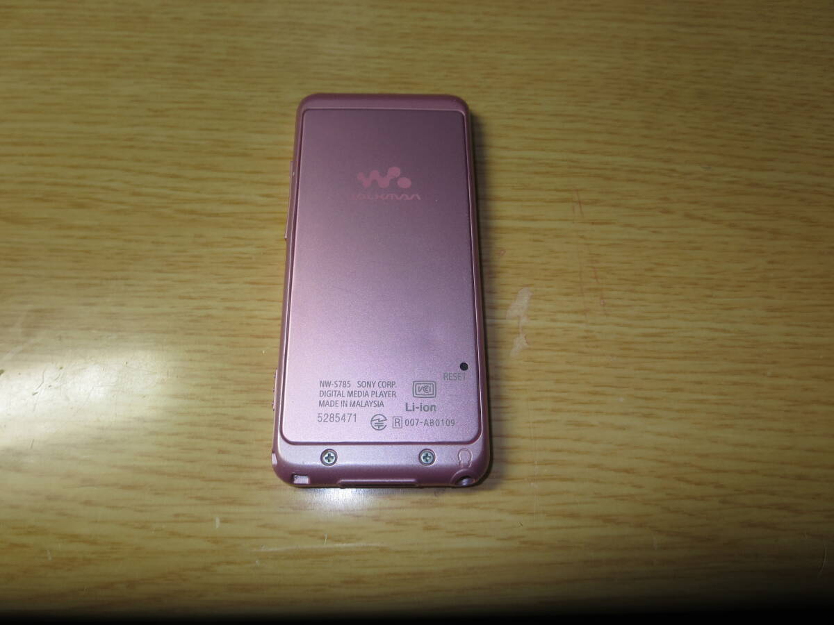 1円～最落無 ソニーウォークマン NW-S785 ライトピンク 大容量16GBの画像4
