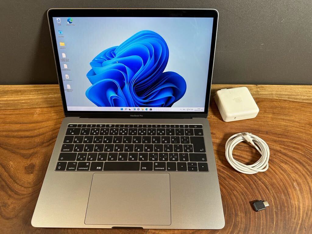 「美品充放電1回」Apple MacBook PRO Retina 13inch 2017/CPUi5 2.3GHZ/16GB/SSD1TB/office2019/Windows11_画像1