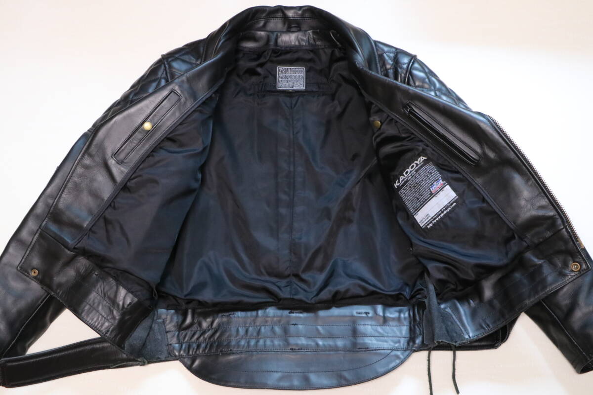 美品 KADOYA FPW-EVO SIZE L 中古 背面パッド有 カドヤ ダブル 美品 KADOYA FPW-EVO SIZE L 中古 背面パッド有 カドヤ ダブル