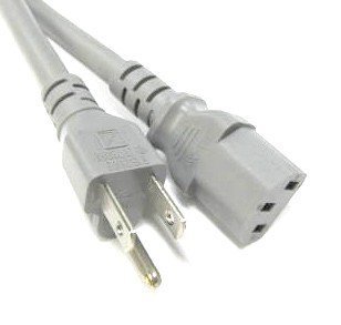 【vaps_6】[ подержанный товар ] десктоп  для  кабель питания   3 pin     серый   около 2m ...