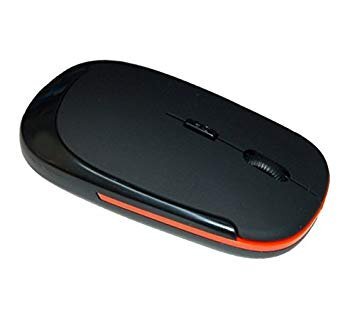 【vaps_3】マウス 超薄型 軽量 ワイヤレスマウス 《ブラック》 BK USB 光学式 3ボタン 2.4G コンパクト マウス 送込の画像1