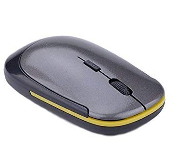 【VAPS_1】マウス 超薄型 軽量 ワイヤレスマウス 《グレー》 USB 光学式 3ボタン 2.4G コンパクト マウス 送込_画像1