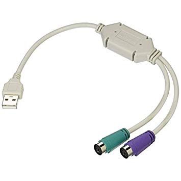 【vaps_6】PS/2-USB変換アダプター USB-PS2 送込_画像1