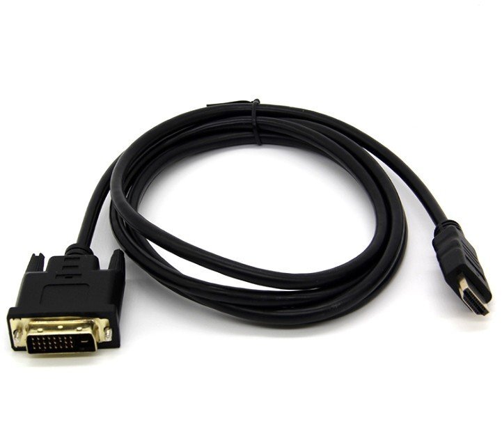 【vaps_4】DVI-HDMI 変換ケーブル 《1.8m》 双方向 DVI-D (24+1ピン) オス - HDMI (Aタイプ) オス 送込_画像2