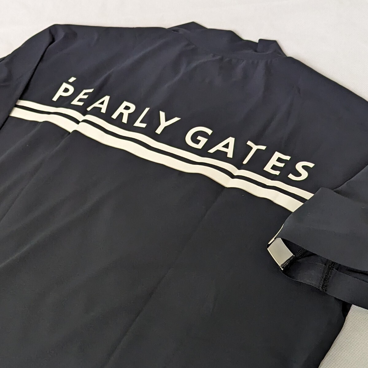 ★新品正規品 PEARLYGATES/PGG MFY 超軽量天竺 半袖 モックネック カットソー size4(M) 優れた吸水速乾性、ストレッチ性、軽量性_画像6