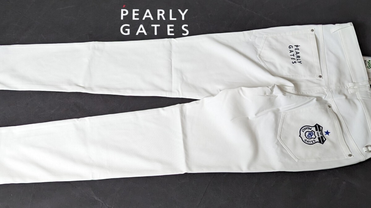 * new goods regular goods spring summer PEARLYGATES/ Pearly Gates do Be stretch pants 5(L) white. .. prevention, dirt prevention, ultra-violet rays prevention, contact cold sensation 