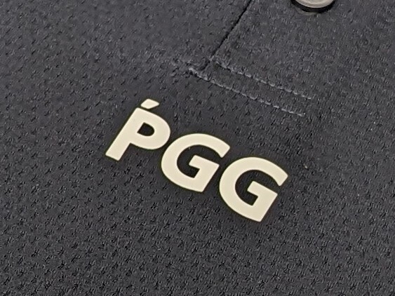 ★新品正規品 PEARLYGATES/PGG メンズメッシュ裏使い 半袖ポロシャツ size5(L) 優れた吸水速乾性、ストレッチ性、通気性、軽量の画像3