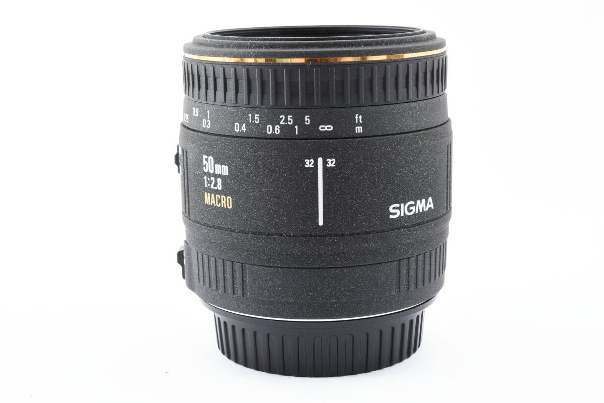 ★☆美品 SIGMA シグマ 50mm F2.8 EX MACRO CANON マクロレンズ キヤノン用 #511☆★の画像9