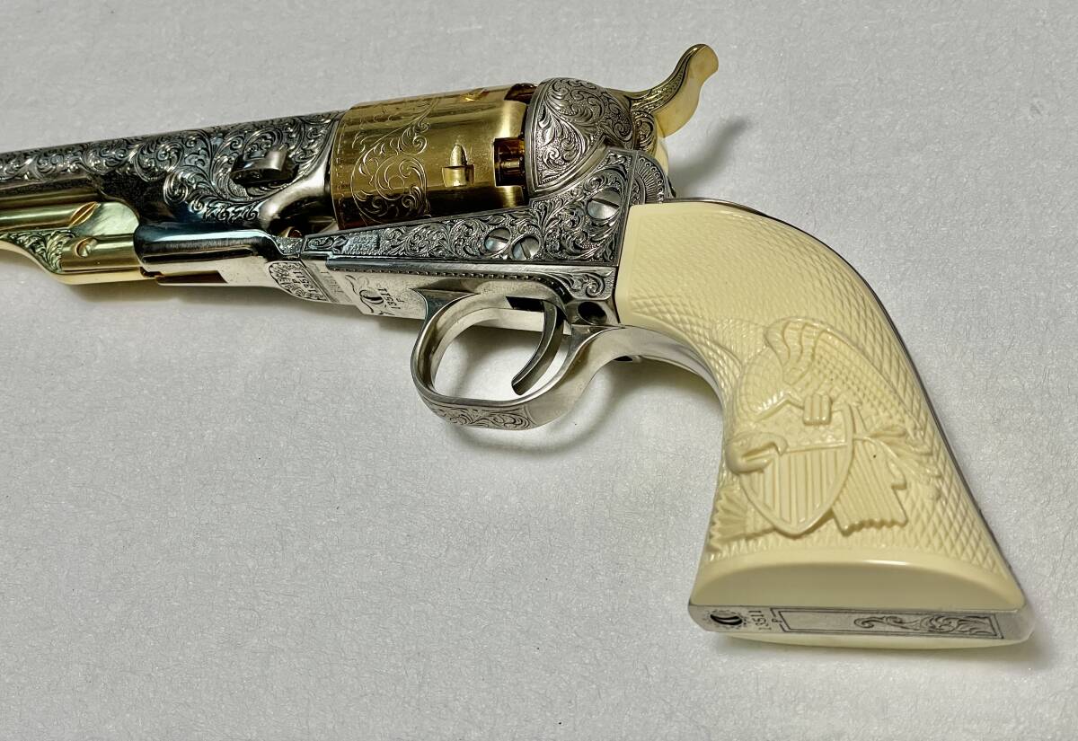 モデルガン フランクリンミントGENERAL CUSTER'S REVOLVER カスター将軍のレボルバー 箱あり美品の画像7