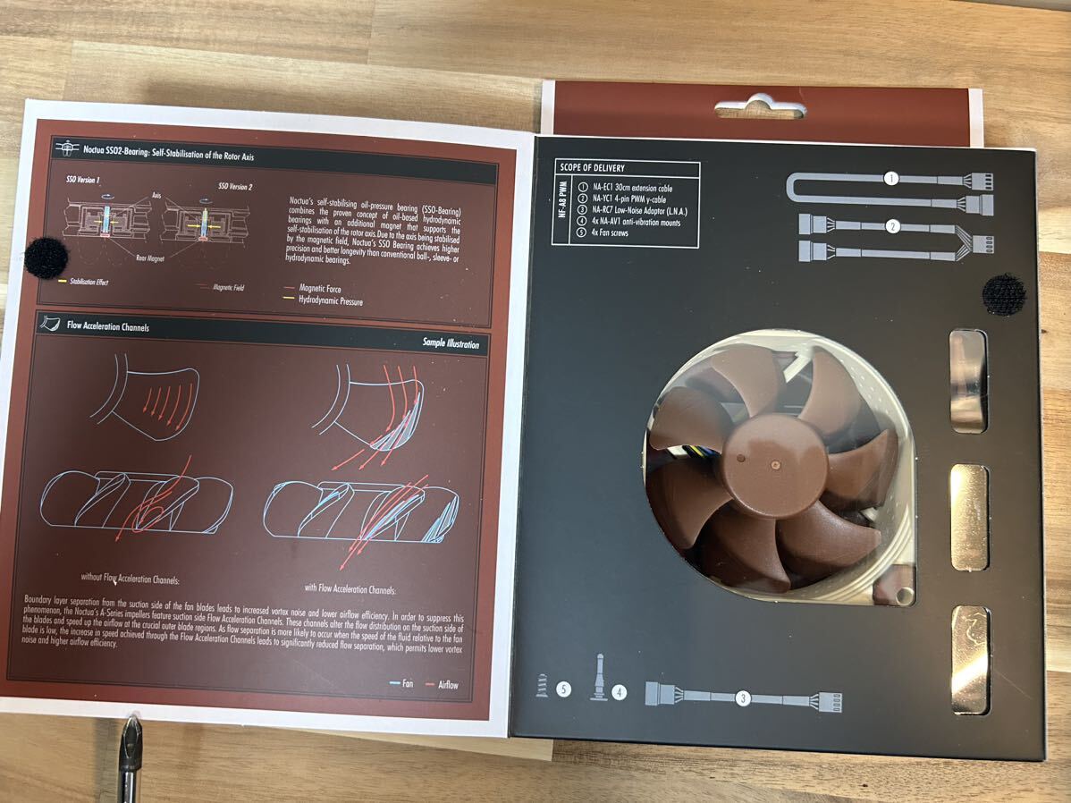 【動作確認済】ノクチュア　80mmファン　NF-A8 PWM PREMIUM FAN Noctua静音ファン _画像5