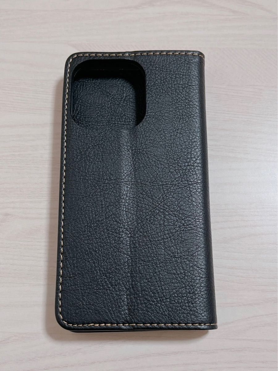 【新品】iPhone12 / 12pro 携帯ケース　手帳型　iPhoneケース レザー ブラック　マグネットタイプ