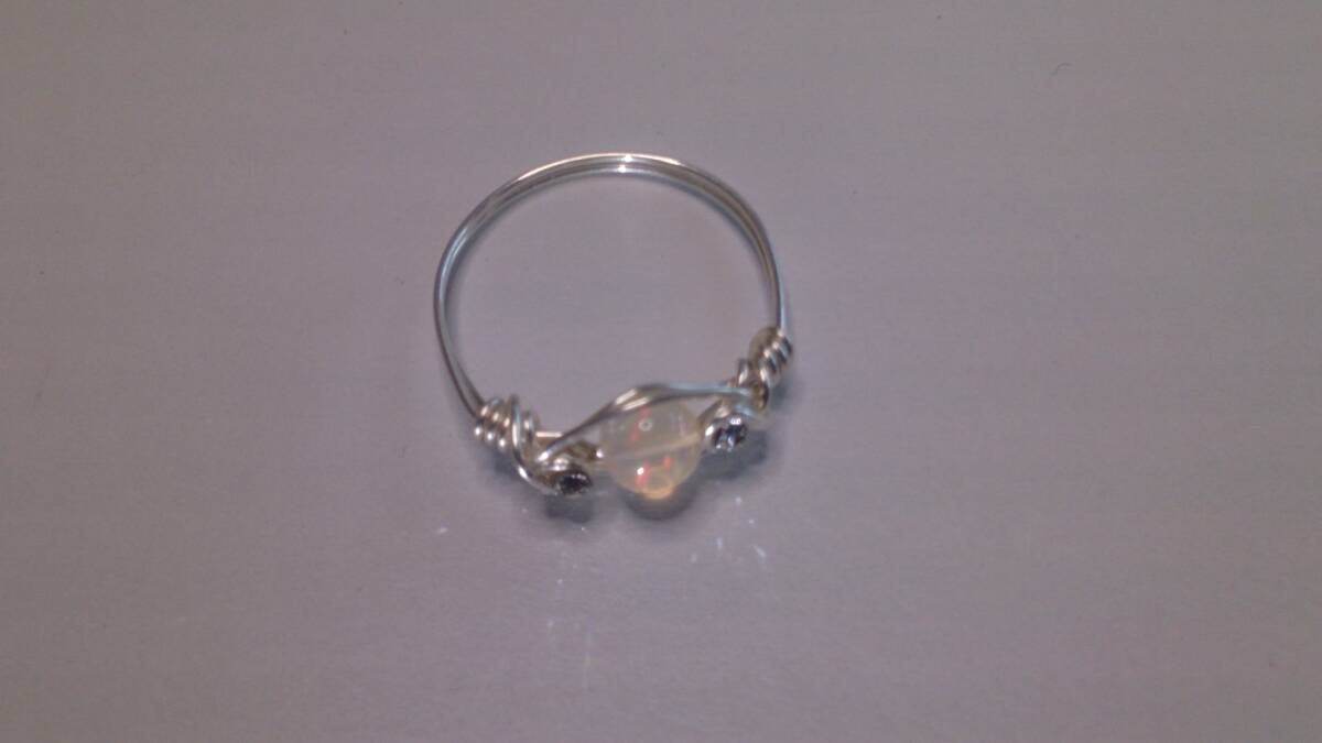 *NM* опал комплект кольцо & серьги серебряный цвет (*^^*)* кольцо размер 11 номер ограничение * повторная выставка.!