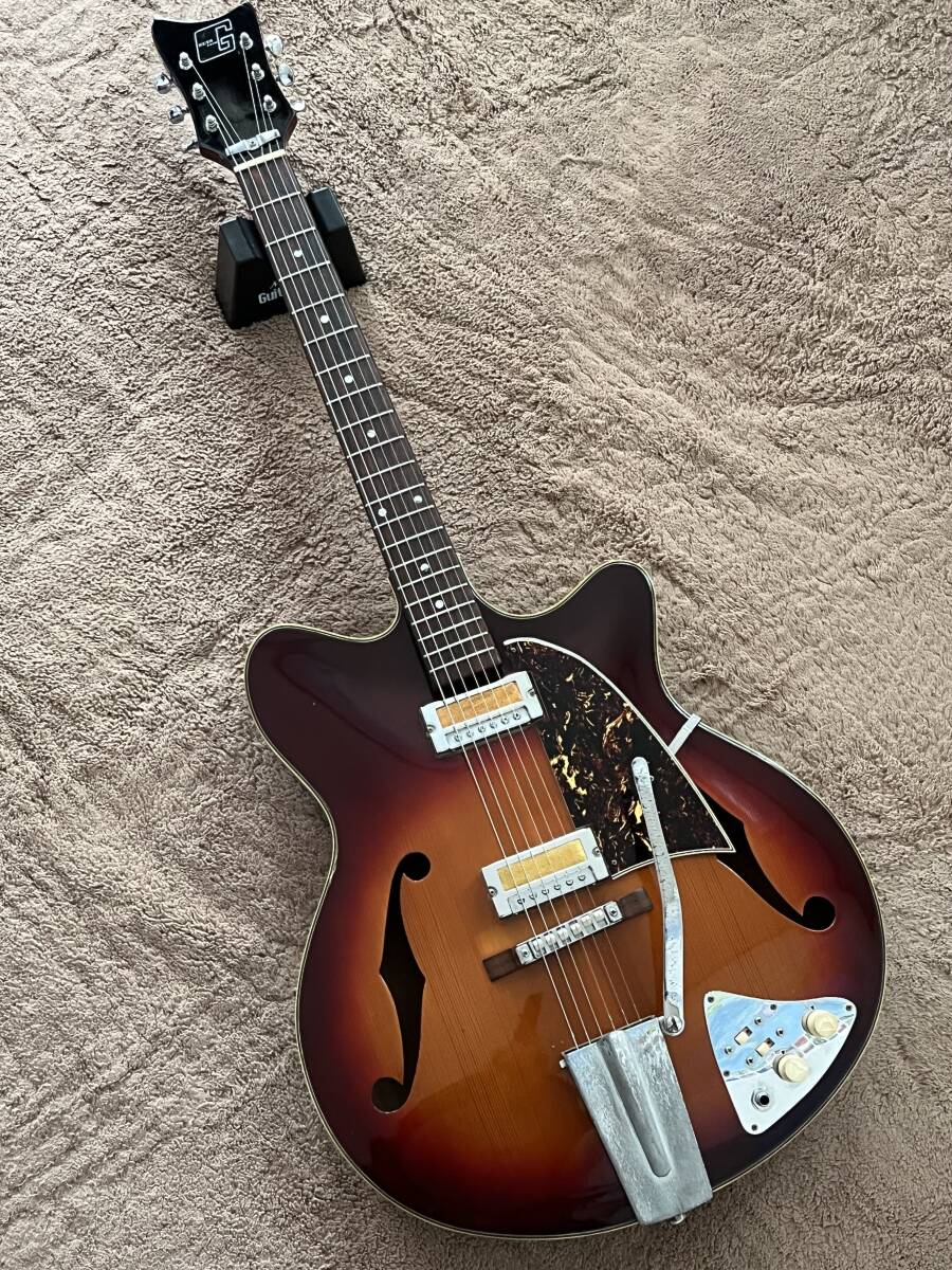 Guyatone SG-12T 1960年代 グヤトーン 名器 日本製 薄型 フルアコ（検 casino ES-330 teisco）_画像1