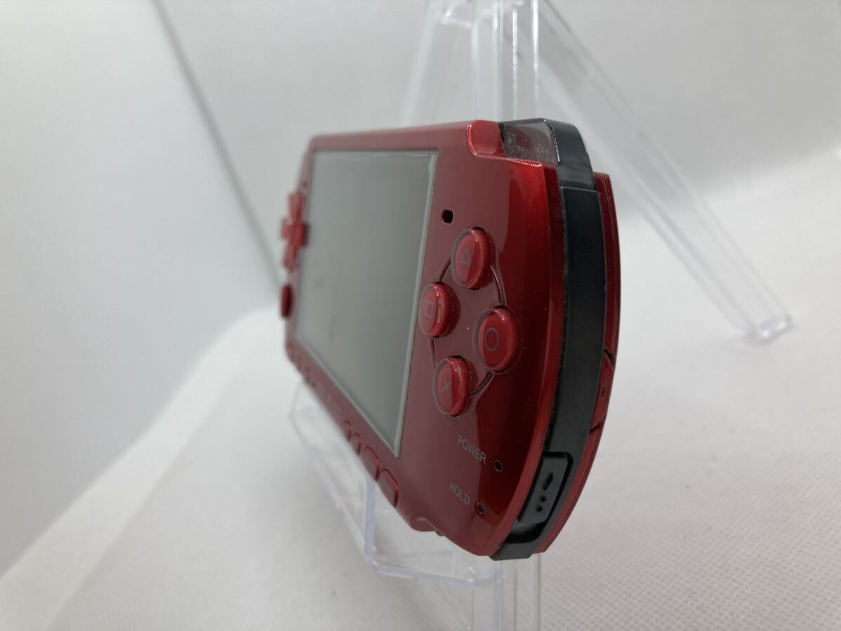 【訳あり特価品】PSP3000レッド　メモリースティック付き　SONY ソニー プレイステーションポータブル_画像8