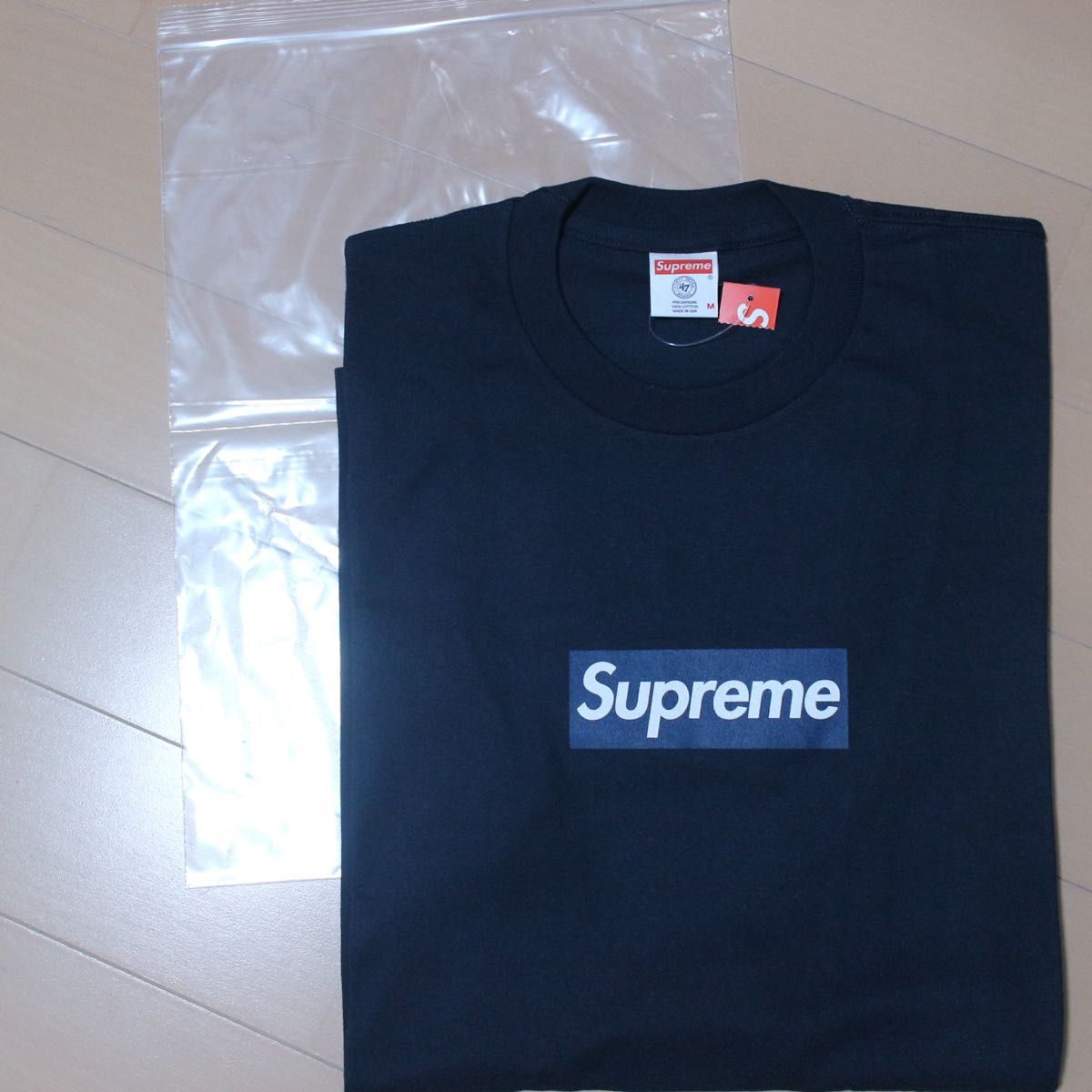 希少 新品タグ付き Supreme Box Logo New York Yankees ネイビー