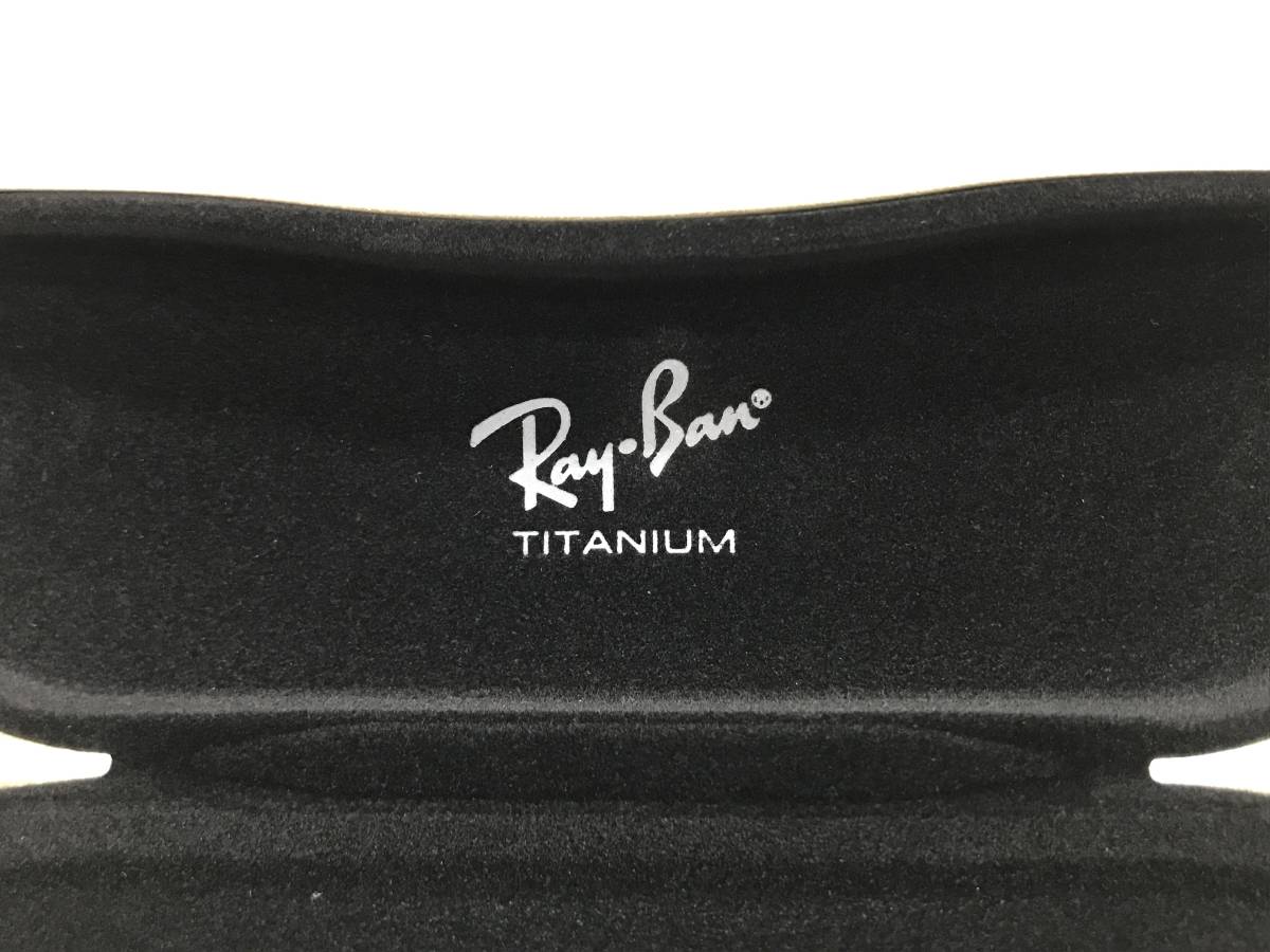 レイバン メガネケース 新品未使用品 RayBan 眼鏡 サングラスケース ゴールド 金 シンプル 長期保管品 ブランド (117_画像7