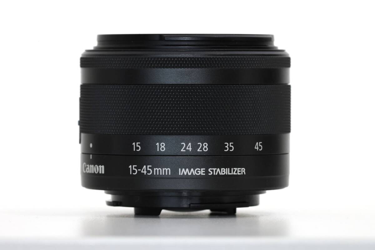 【美品】Canon キャノン EF-M 15-45mm F3.5-6.3 IS STM　純正レンズフード付き_画像4