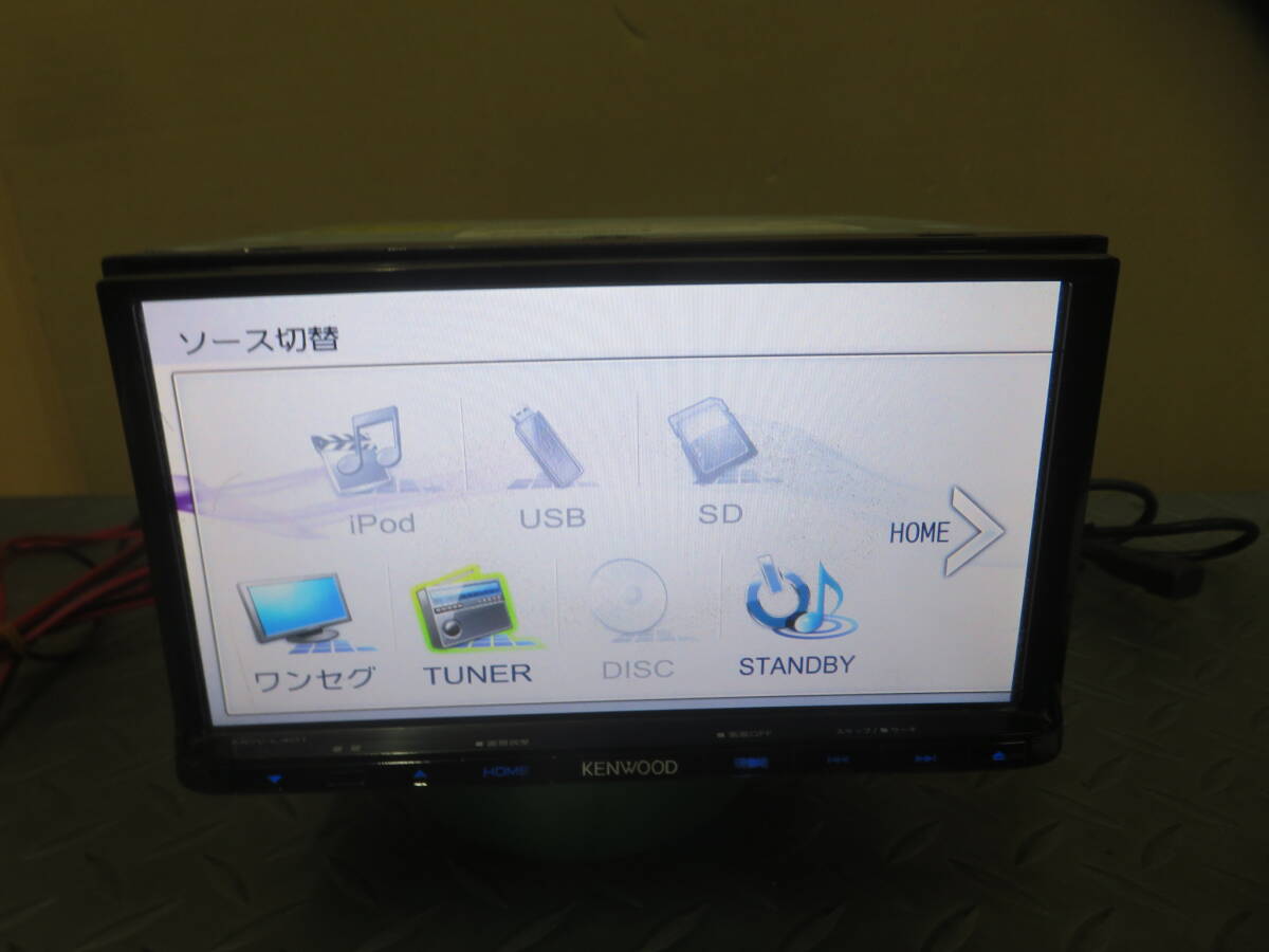 動作保証付/W4371/KENWOOD ケンウッド/メモリーナビ /MDV-L401/テレビTV地デジワンセグ内蔵/ CD DVD再生OK_画像3