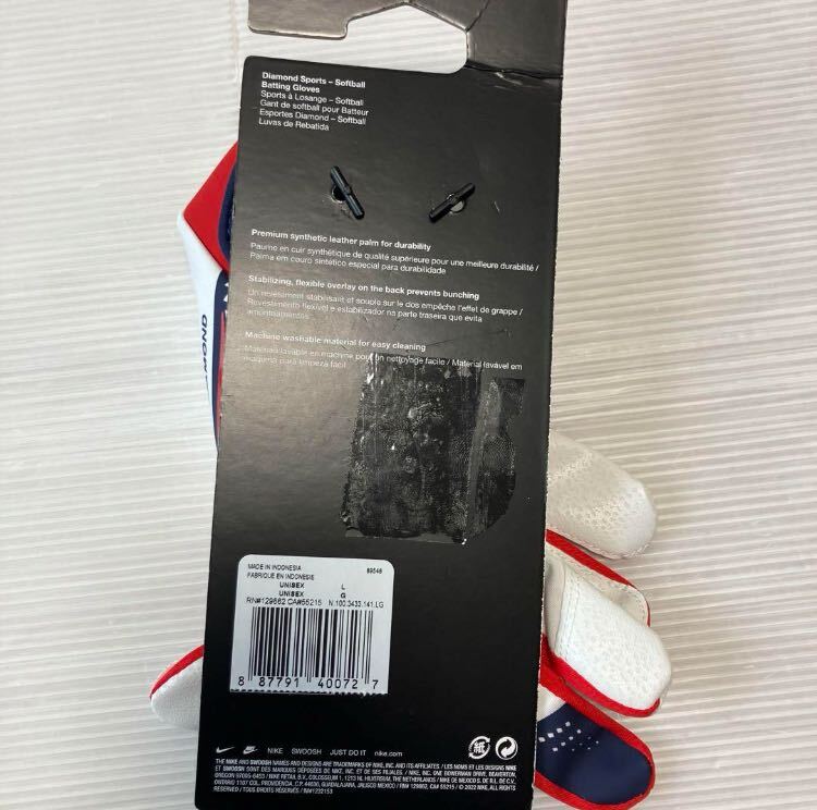  free shipping new goods NIKE softball batting glove L(US size )