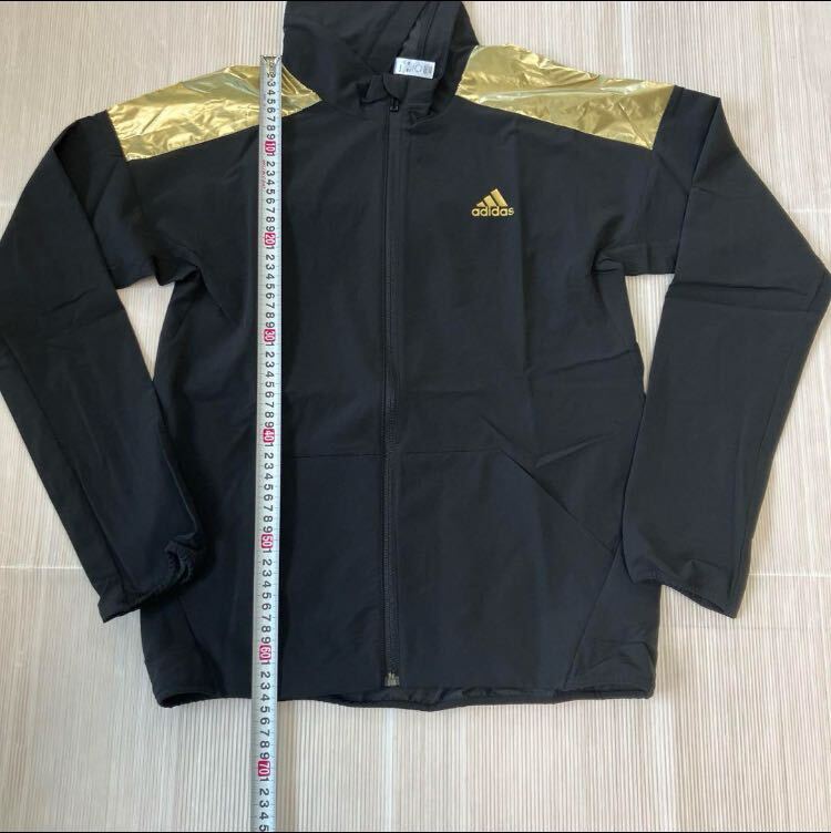 送料無料 新品 adidas ストレッチ ウーブンジャケット 160_画像7