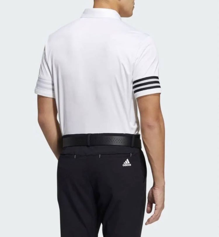 送料無料 新品 adidas エンボスプリント 半袖ボタンダウンシャツ 2XL_画像2