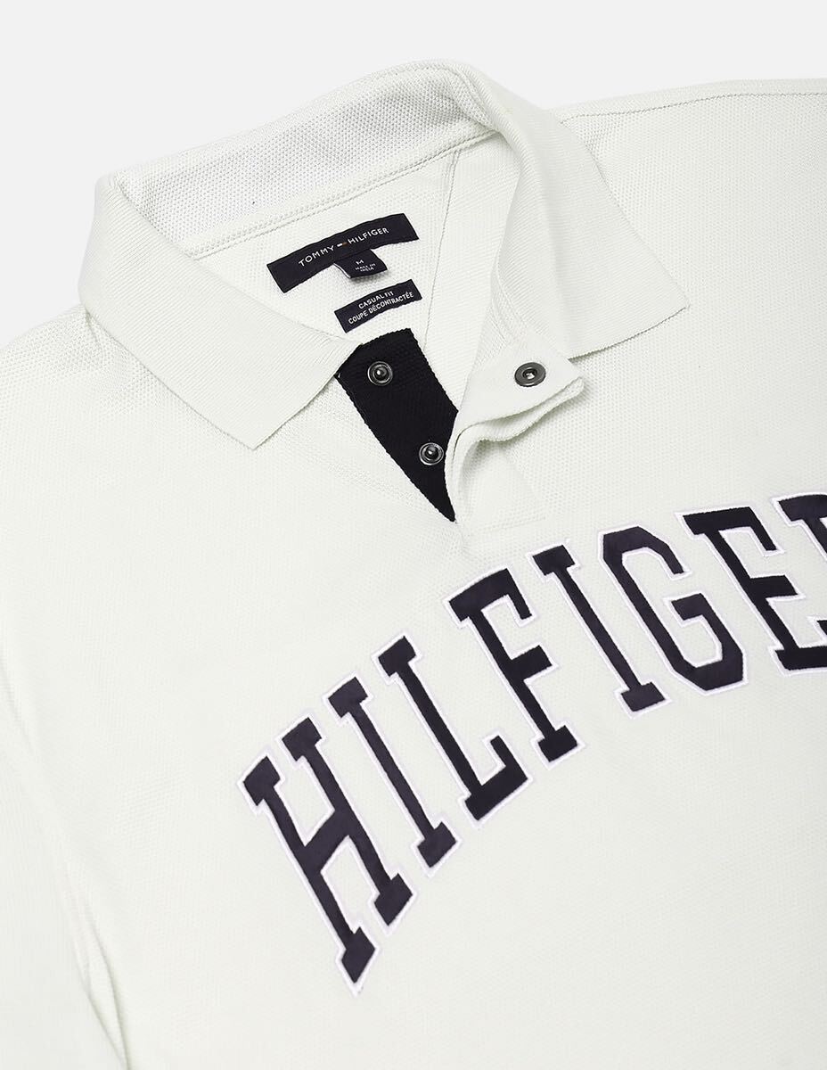送料無料 新品 TOMMY HILFIGER Varsity Logo Polo