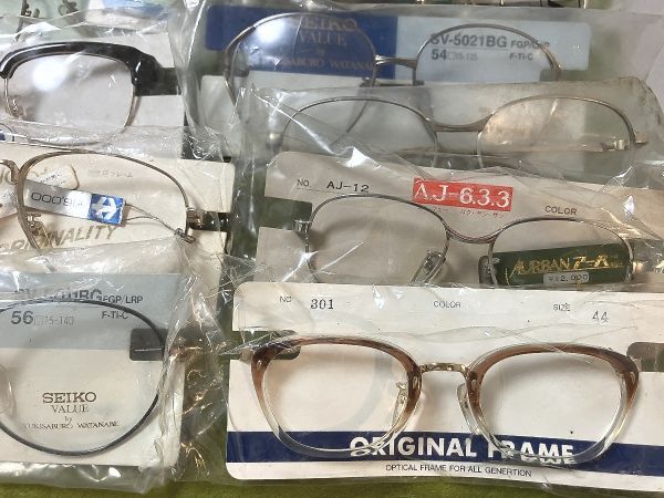 ☆大量 ビンテージ 眼鏡フレーム 未使用品 メガネ めがね デッドストック 廃業眼鏡屋さん_画像2