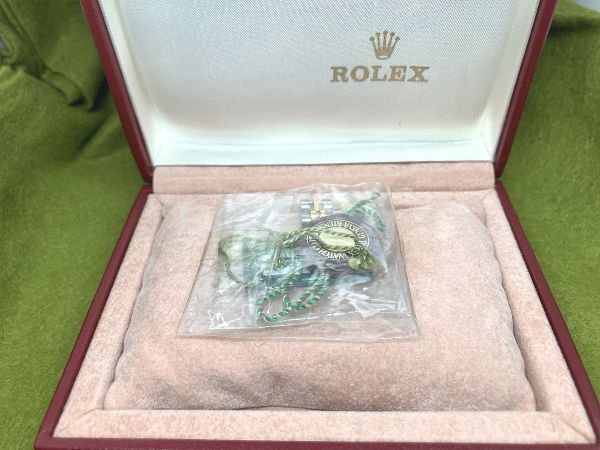 ☆ロレックスの箱とブレス駒と国際保証カード ROLEX DATEJUSUT 69173 X番 コンビ 美品_画像2