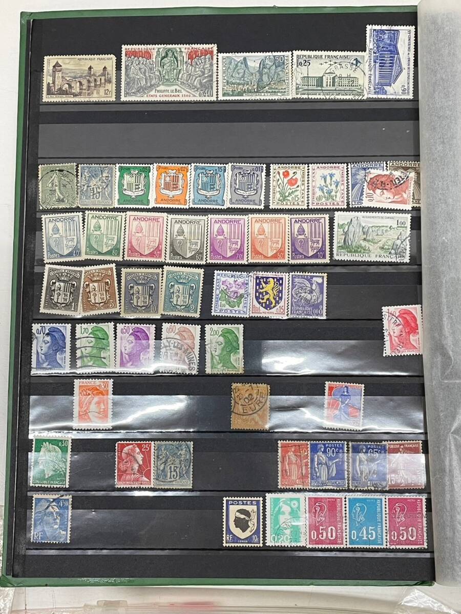 245-13 [ unused * used ] stamp * foreign stamp together France Monaco other 