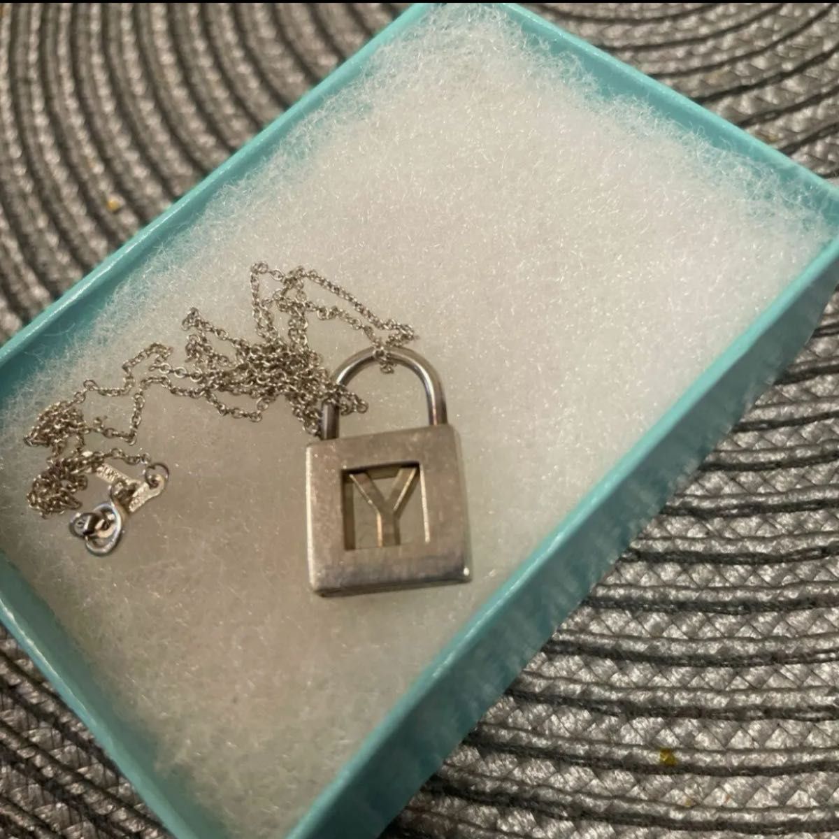 ティファニー Yガデナイニシャル南京錠 極希少 Tiffany&Co ティファニー イニシャル Y カデナ ロック